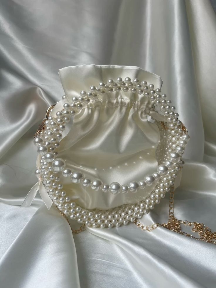 Customizable Hand-Made Pearl Bag